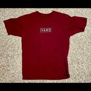 Vans Burgundy T-Shirt.